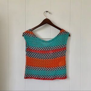 Missoni Mare Swim Cover Up/Crop Top Knit Italy 38